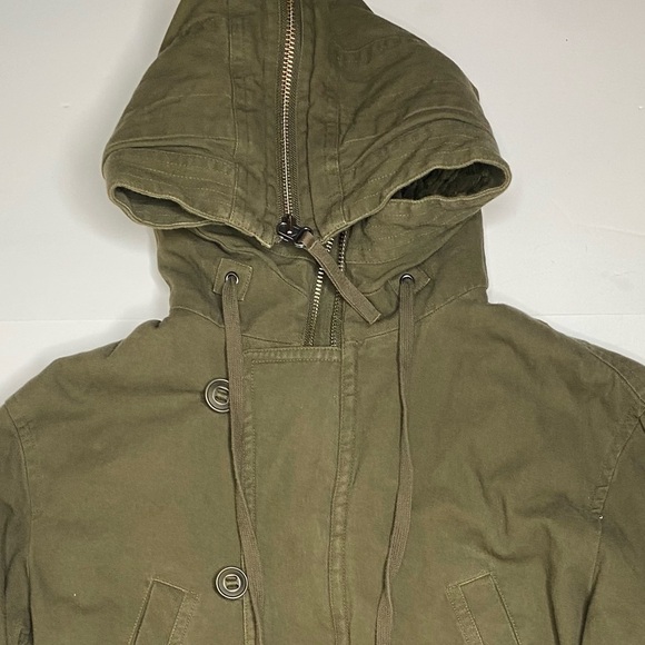 Vince Olive Military Parka Women’s Sz Med - Picture 6 of 7